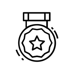 Poster - 
Athletic badge icon design, icon of army badge 
