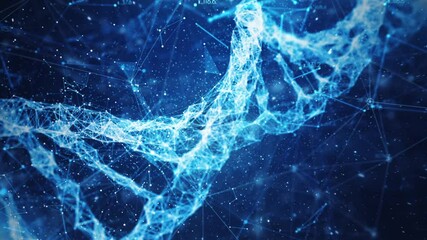 Wall Mural - Plexus DNA Background