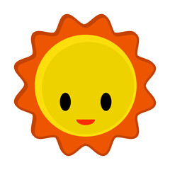 Poster - Cute sun illustration.