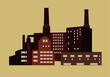 © Ferrenzia - vector illustration of industrial factory, Industrial or factory landscape