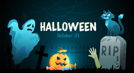 Poster - Halloween Horizontal Poster