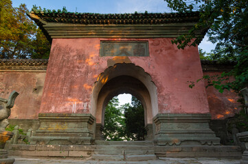 The charming summer scenery of Wudang Mountain, Hubei, China