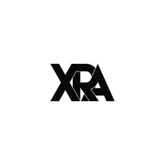 xra letter original monogram logo design