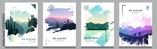 Fotografía Vector brochure cards set