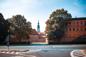 Street view of Old Town, Poznan, Poland