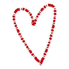 Poster - Heart symbol. Digital drawing element. Vector EPS 10. 
