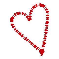 Poster - Heart symbol. Digital drawing element. Vector EPS 10. 