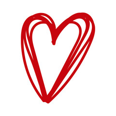 Poster - Heart symbol. Digital drawing element. Vector EPS 10. 