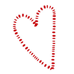 Poster - Heart symbol. Digital drawing element. Vector EPS 10. 