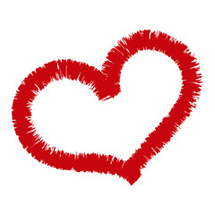 Poster - Heart symbol. Digital drawing element. Vector EPS 10. 