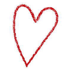 Poster - Heart symbol. Digital drawing element. Vector EPS 10. 