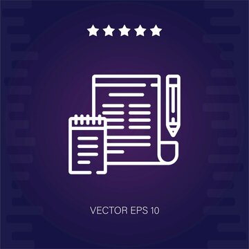 copywriting vector icon modern illustartion
