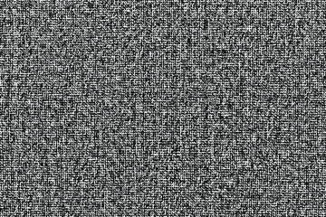 Poster - Grunge rough texture of the fabric. Rough uniform surface with noise, dust, and grit. Woolen fabric. Vector illustration. Overlay template.