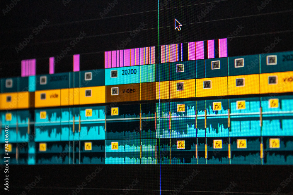 Video Editing Timeline