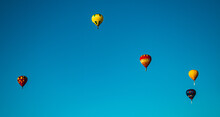 Big Ballons On Blue Sky