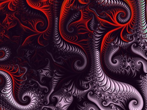 Beautiful fractal. Computer generated image. Fractal background.  Abstract spirals. Beautiful background for greetings card, flyers, invitation, posters, brochure, banners, calendar.