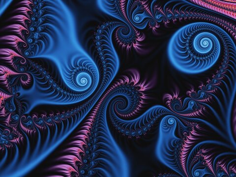 Beautiful fractal. Computer generated image. Fractal background.  Abstract spirals. Beautiful background for greetings card, flyers, invitation, posters, brochure, banners, calendar.