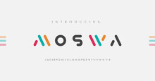 Minimal Modern Alphabet Fonts. Typography Minimalist Urban Digital Fashion Future Creative Logo Font. Vector Illustration