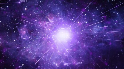 Abstract Digital Space Motion Background