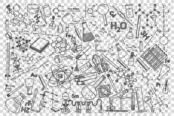 Chemistry doodle set