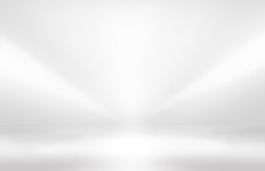 Poster - Abstract studio background gradient silver gray wall