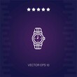 © ALLAHVERDI - watch vector icon modern illustrator