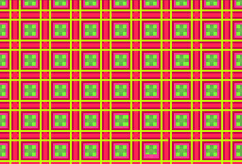 Poster - blue green plaid pattern thumbnail background ,computer generated image