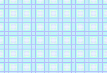 Poster - blue green plaid pattern thumbnail background ,computer generated image