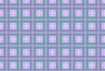 Wall Mural - blue green plaid pattern thumbnail background ,computer generated image