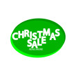 © Denis Sined - Christmas Sale, bubble banner design template, Xmas discount tag, app icon, vector illustration