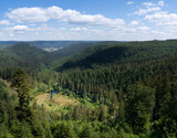 Fototapeta Tęcza - Ellbachsee, Schwarzwald, Deutschland - Blick von der Aussichtsplattform Ellbachseeblick bei Freudenstadt Kniebis