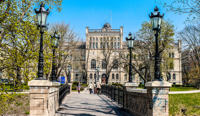 Wall Mural - The University of Latvia in Riga.