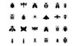insect icons vector design 