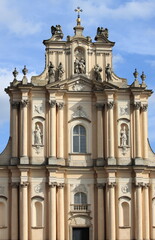 Canvas Print - Front view of St. Joseph Church in Warsaw, Poland