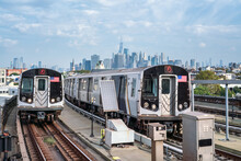Local Train Service In New York City, USA