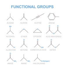 Functional groups are specific groupings of atoms within molecules have characteristic properties. In organic chemistry, functional groups are specific substituents.