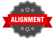 © Aquir - alignment label. alignment isolated seal. sticker. sign