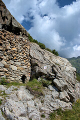 Wall Mural - Gebirgslandschaft auf dem Lukmanierpass in der Schweiz 30.7.2020