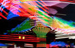 Long exposure photography of carousel lights and movements, Uk.