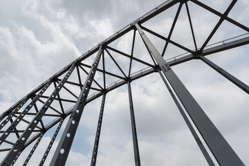 Wall Mural - steel bridge closeup