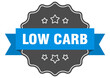 © Aquir - low carb label. low carb isolated seal. sticker. sign