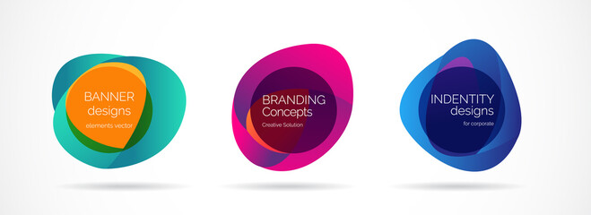 Wall Mural - set web banner for social media, mobile apps, sale banner template, vector illustrations.