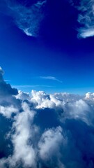 Canvas Print - blue sky with clouds