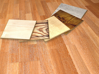 Canvas Print - New planks of parquet