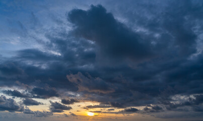 Sticker - Cloudscape at sunset