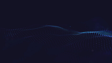 Poster - Abstract wave colorful background