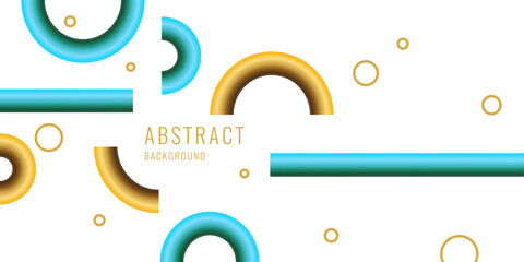 Poster - Retro abstract geometric background. poster from simple forms.