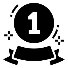 Poster - 

Position emblem icon, first position in editable style 
