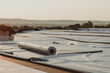 Roofing PVC membrane in rolls and geotextile