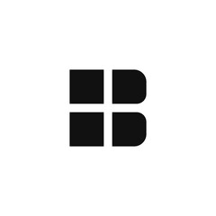 letter b & window logo